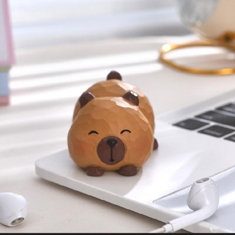 Colorful Capybaras Collectible Figurine Fun and Cute Decoration for Home or Workspaces