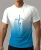 Summer Casual Men's T-Shirt Daily Outdoor Loose Comfortable Short Sleeves Fashionable Street Style Gradient Color Top Tees