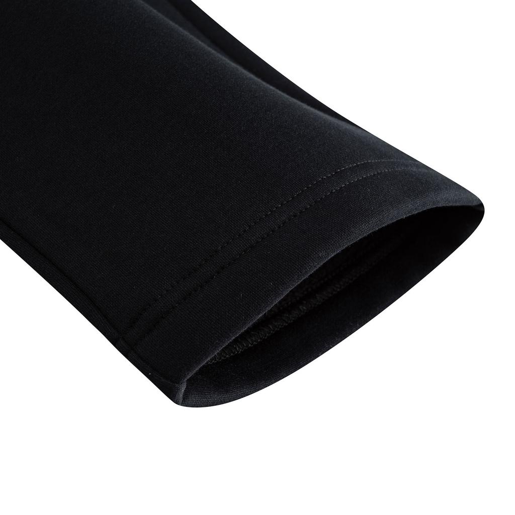 Anta Campus Fashion Versatile Casual Urban Commuting Thickened Fleece Training Long Pants Knitted Sports Pants Men Bottoms Basic-Black 952548310-1