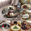 Snowman-patterned Rugs Christmasdecorations Christmas Trees Elves and Rugsadda Warm and Festive New Year Atmosphere To Your Home