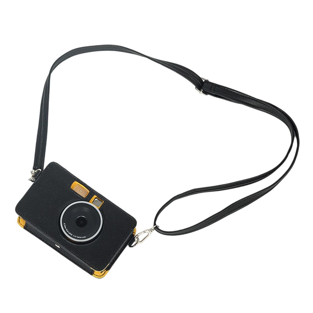 Camera Bag Protective Cover for MS200 PU Case Adjustable Shoulder Solid Color Carry Case