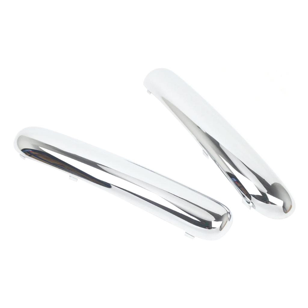 Pair Front Bumper Chrome Trim Set For Mini One Cooper R50/R52/R53 2001-2004