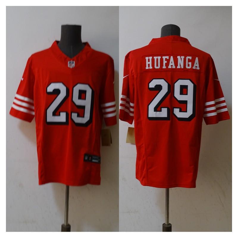 Camiseta de Manga Corta para Hombre de la NFL San Francisco 49ers Bordada Ropa del Equipo Ropa para Aficionados Equipación Deportiva