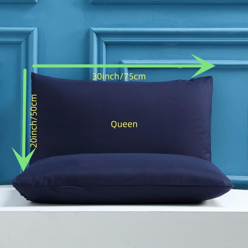 2 Piece Simple Style Pillow Case Cover Plain Dyed   Pillowcase Polyester Pillow Cases For Kids Adults 48cm*74cm48