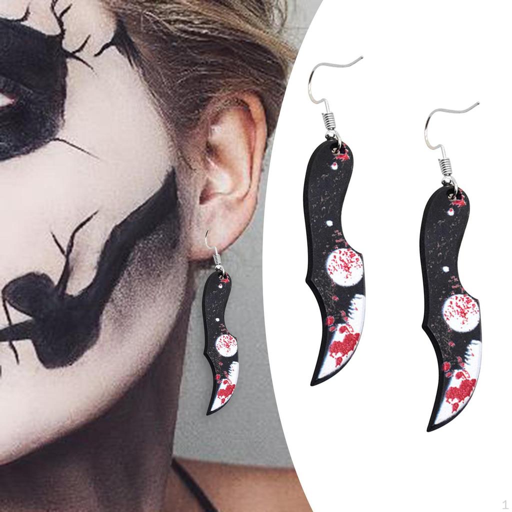 Dangle Earrings for Women, Halloween Costume Earrings, Charm Jewelry, Wear