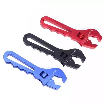 Automotive AN Aluminum Wrench Hose Fitting Tool Hose Connector Adjustable Wrench Spanner Fitting Tools Aluminum Alloy 3AN-16AN