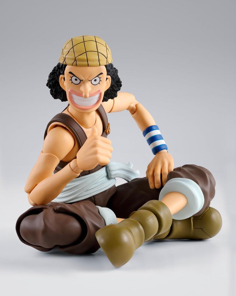 TAMASHII NATIONS ONE PIECE Usopp of 145mm PVC ABS Painted Movable Figure S.H.Figuarts -Dawn Adventure- Approx. &