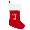A-Z Letters Christmas Stocking Xmas Tree Pendant Alphabet Socks Gift Bag