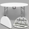 Folding Table Portable Dining Tables Elegant Simple Space Saves Round Table Economic Modern Plastic Foldable Tables Furniture