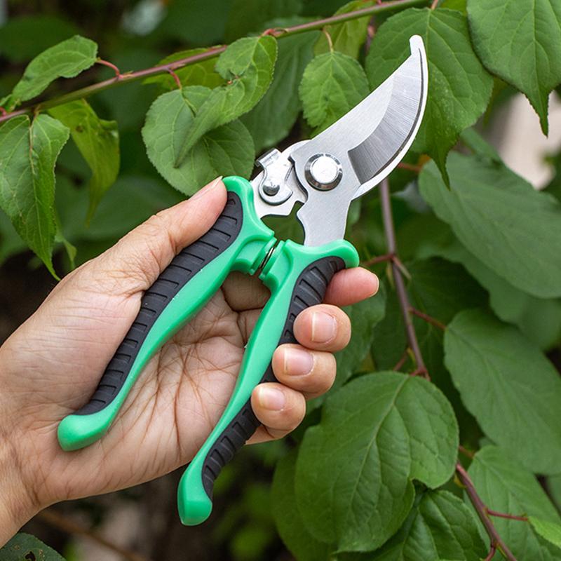 Pruner Garden Scissors Professional Sharp Bypass Pruning Shears Tree Trimmers Secateurs Hand Clippers For Garden Beak Scissors