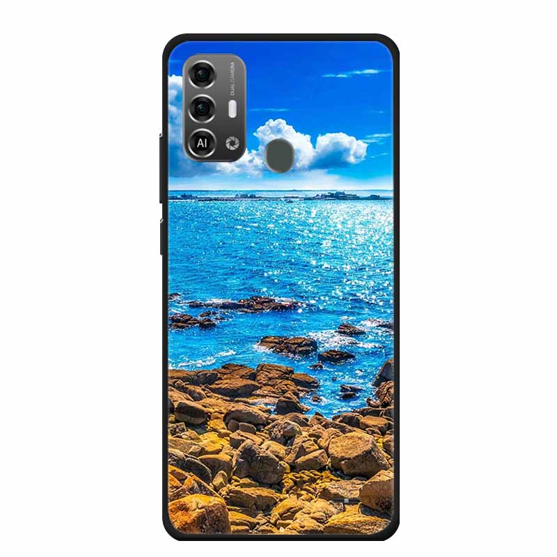 For ZTE Blade A53 Pro / A53Plus Case Lovely Soft TPU Painted Cat Silicone Cover for ZTE Blade A53 Plus Funda Coque A53Pro Shell