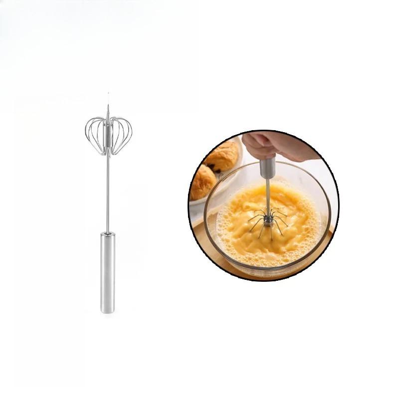Manual Gear-Driven Egg Beater – Effort-Saving Cream & Egg Mixer for Baking, Stainless Steel Whisk Kitchen Tool
