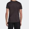adidas T Shirts Men's Black Crew Neck Moderate Straight Fit FI8004