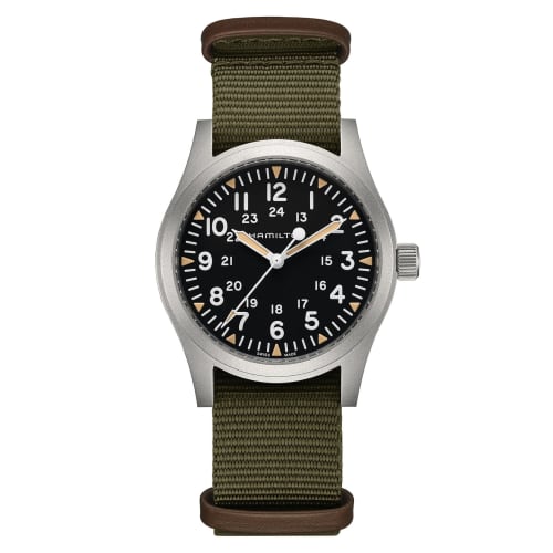 Hamilton Khaki Field Mechanical Hand-Winding Men's Watch H69529933 (Authentic Imported) with Official Warranty
