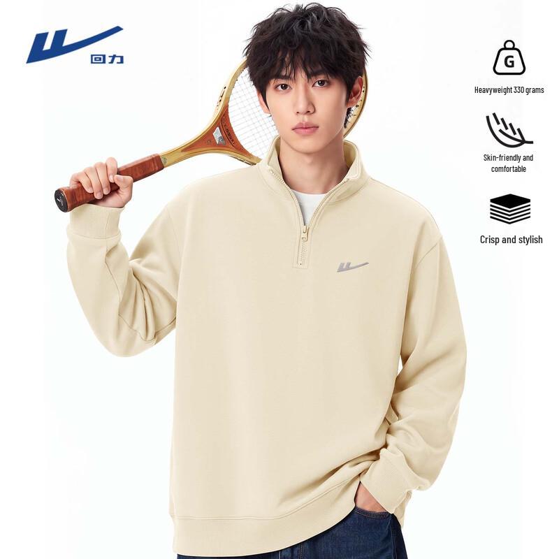 Warrior Men's Stand-up Collar Pullover Sweatshirt