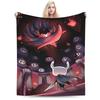Hollow Knight Funny Games Blanket Lightweight Thin Flannel Novelty Gift  Throw Blankets Quilt