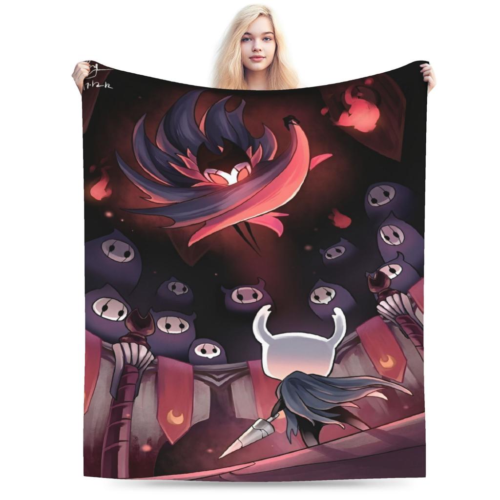 Hollow Knight Funny Games Blanket Lightweight Thin Flannel Novelty Gift Throw Blankets Quilt