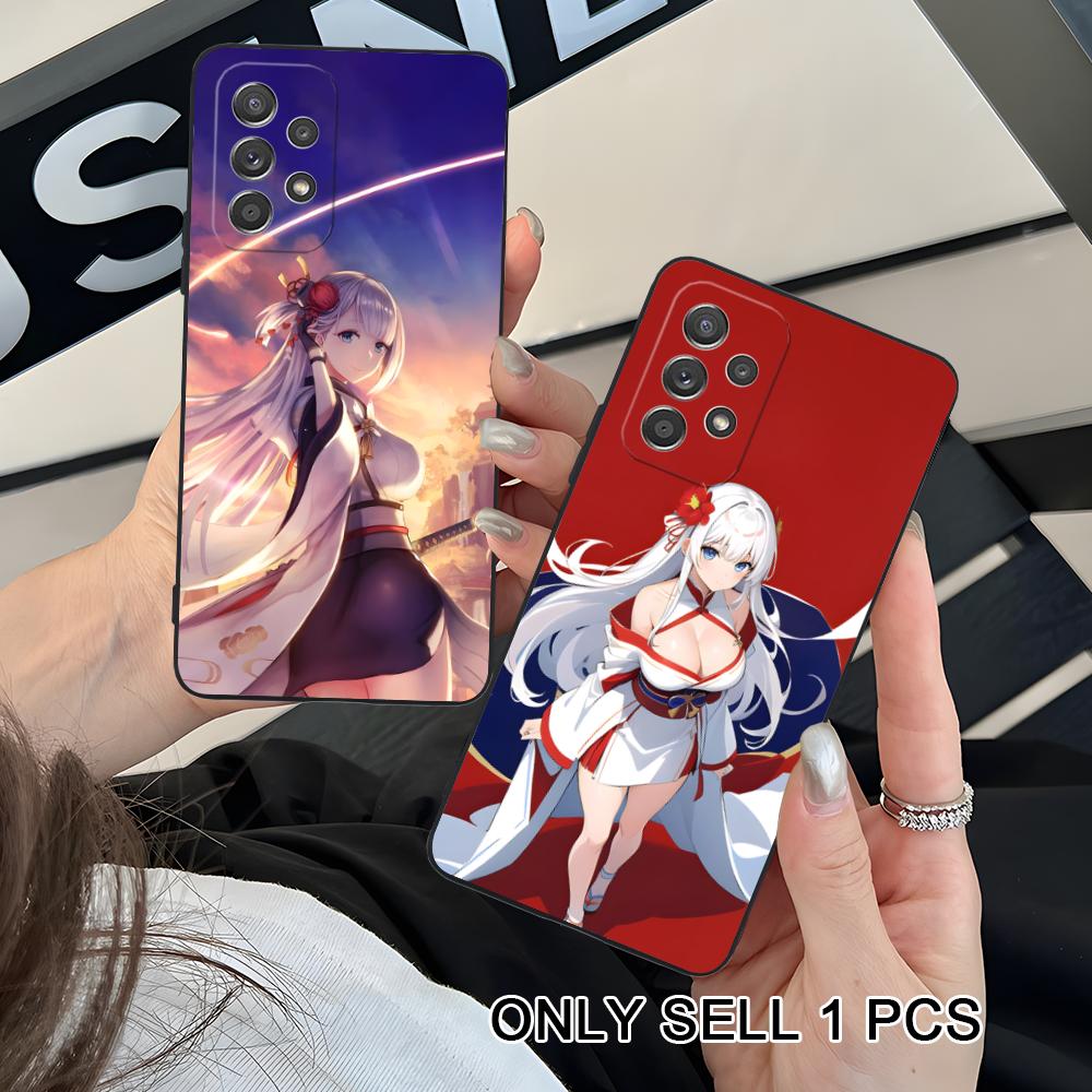 Azur Lane Shoukaku Phone Case for Samsung Galaxy A56 55 54 53 52 51 36 35 34 23 16 15 5G Soft TPU Shockproof Cover