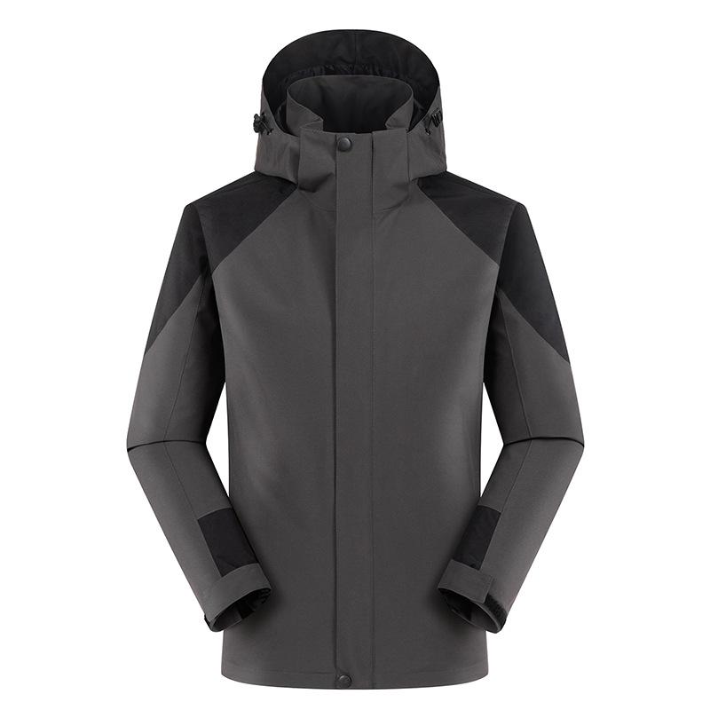 

Autumn and Winter New Single-layer Jacket Jacket Jacket Outdoor Mountaineering Sportswear Hooded Men and Women with The Same Paragraph. XS