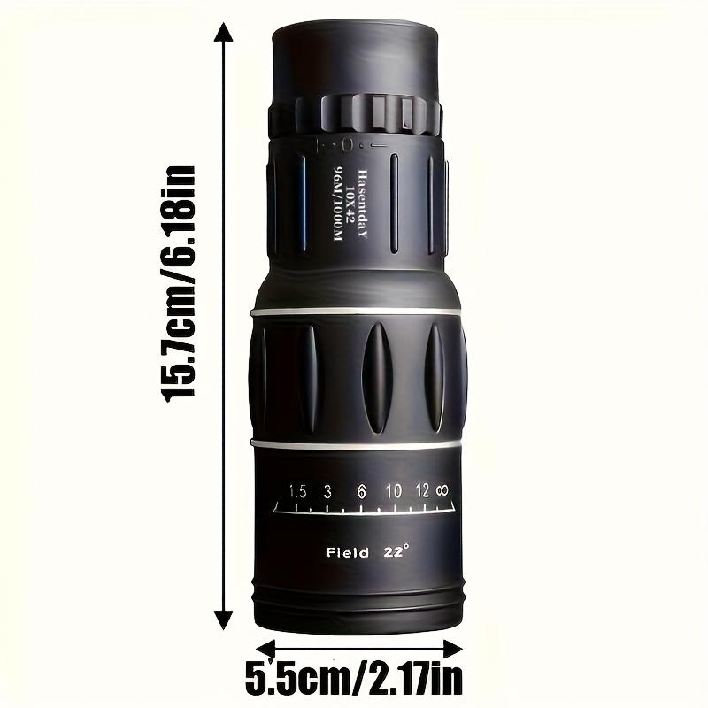 

10x42 HD Monocular, Portable Lightweight Adjustable Focus for Outdoor/Concert Travel Hunting | Perfect Gift