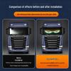 Dynamic Demon Eye LED Car Windshield Light - USB Powered Display for Front and Rear