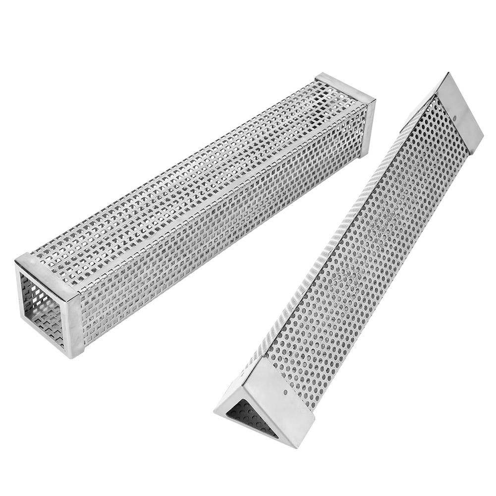 12in 304 Stainless Steel BBQ Smoker Tube Barbecue Accessory for Electric Charcoal Grill