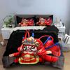 Opera-themed warrior character. Bedding sets Duvet cover sets Duvet covers Pillowcases(1*Duvet Cover 2*Pillowcases without duvet insert)