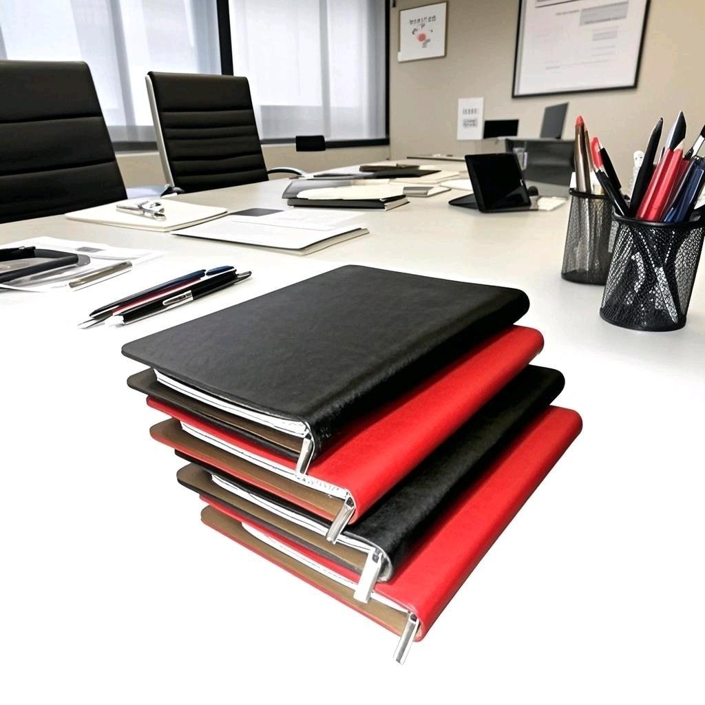 Makeasy A5 Leather Refillable Padfolio Folder Cover Ring Binder Folder Organizer A5 Zipper Bag Folder A5 Folder Cover(1PC)