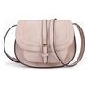 Hot-selling Hong Kong Style Retro Saddle Bag Women's Shoulder Messenger Bag European and American Versatile Women's Semi-round Bag Women