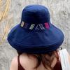 Retro Beach Hat For Women, Summer Sun Protection, Ethnic Style, Big Brim Hat For Outings, Sun Protection, Seaside Cool Hat
