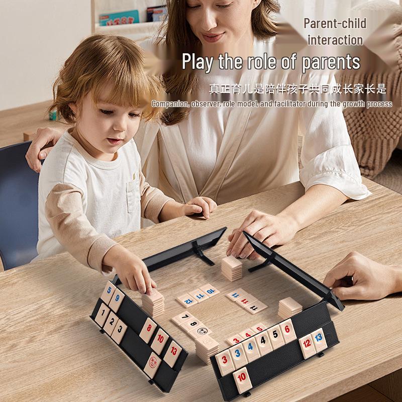 Israeli Mahjong Number Card Game - Family Party Casual Toy Gift