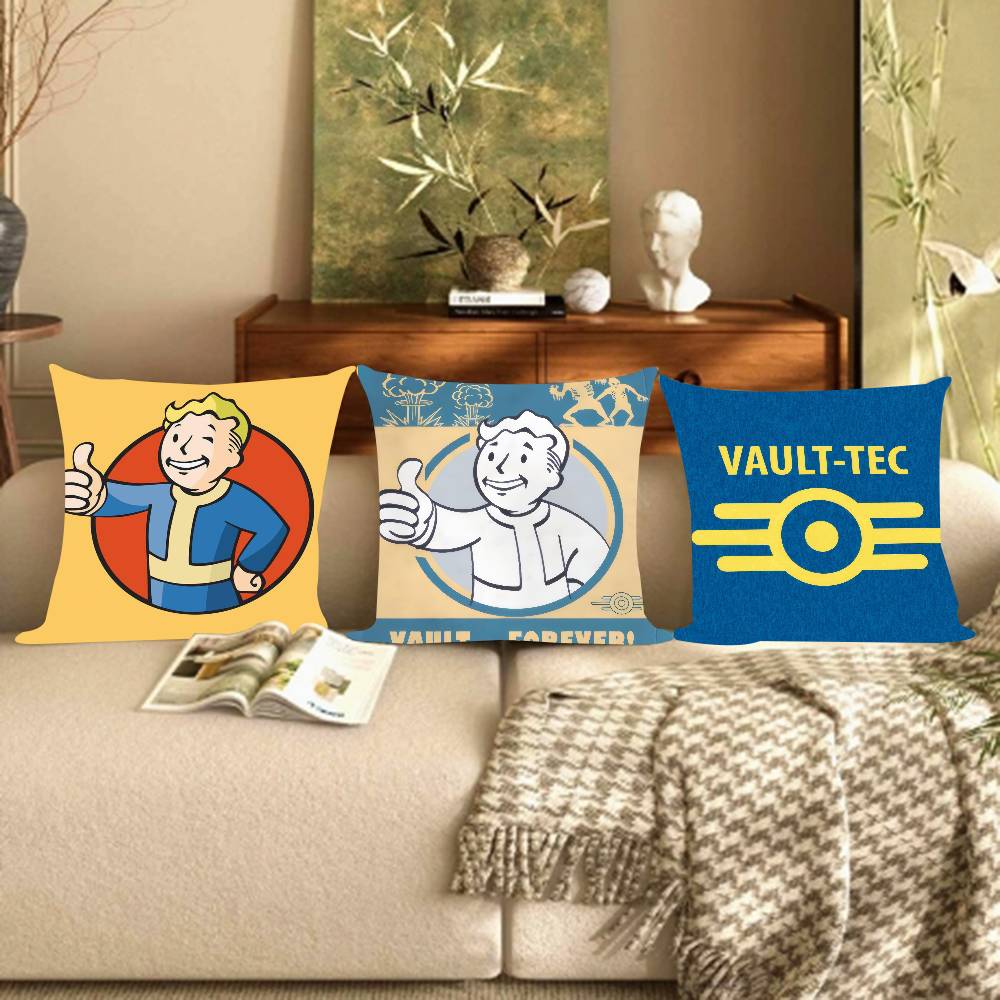 Game F-Fallouts cool boy  Pillow Anime Pillow Sofa Bed Head Pillow Cover Cushion Cover 45x45 cm Fashion