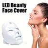 7 Color LED Lighted Facial Mask, Rechargeable, Touch Control, Unscented, 400mAh Battery, USB Charging, Perfect for Men and Women, Festive Gift