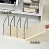 Desktop Bookshelf Book Magazine Storage Rack Desk Organizer Detachable Vertical Divided Books Holder School Office Supplies