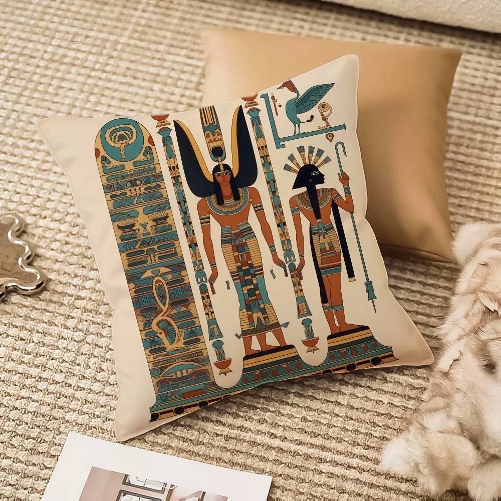 Ägypten Pharao Kissenbezug Anti-Hausstaubmilben Unsichtbarer Reißverschluss Sofa Bett