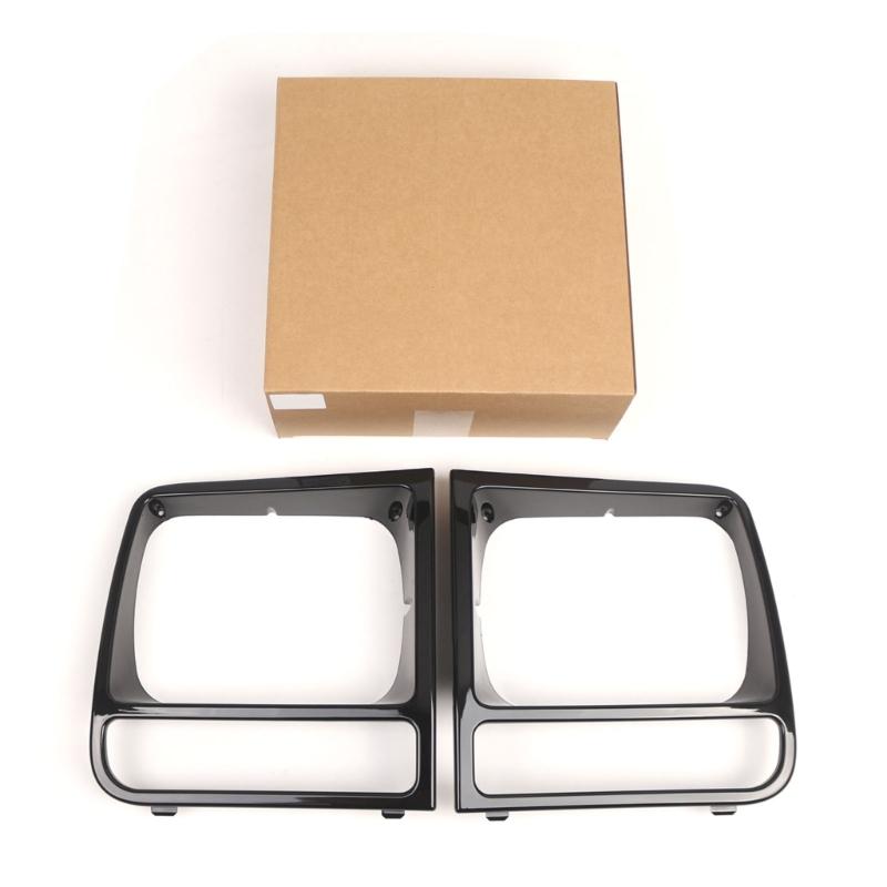 1 Pair Headlight Frame Trim for 1997-2001 CH2512165 CH2513165 Replacement Head Lamp Bezel Trim Auto Accessories