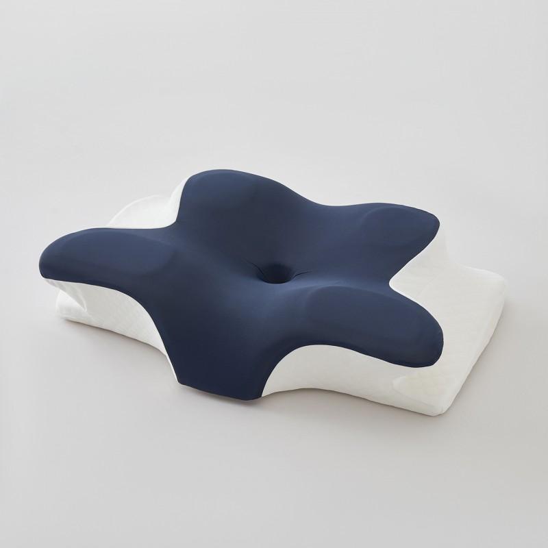 Butterfly Shape Memory Foam Pillow Side Sleepers Adults Neck Support Medium Firmness Ergonomic Contour