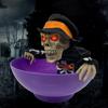 2025 Halloween Horror Witch Electric Fruit Plate Bar Party Ghost Skeleton Frightening Scary Decoration Props Scene Layout