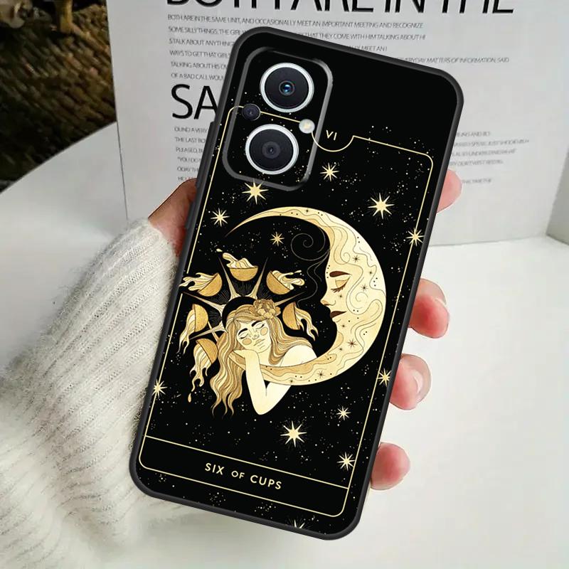 Witches moon Tarot Mystery totem Phone Case For OPPO Reno 14F 12F 12 11 13 F 10 Pro 8T 7 8 Lite OPPO Find X9 X8 X6 X5 Pro Cover