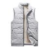 Autumn and Winter Light Down Jacket Warm Vest Men's Loose Short Back Vest Jacket