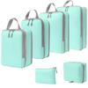 Compression Travel Storage Set: Washable Organizer for Cosmetics, Shoes, and Clothes