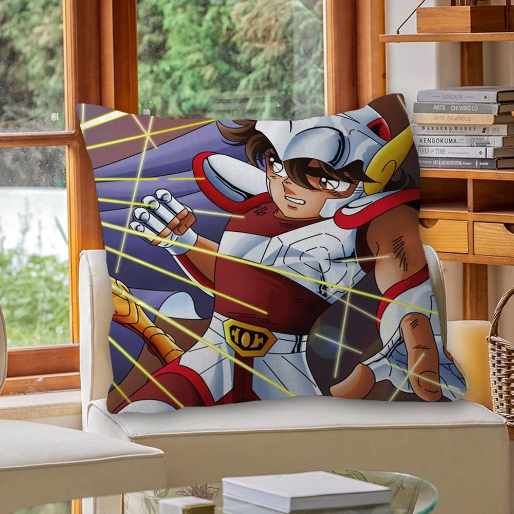 Retro Anime Saint Seiya Cushion Cover Decorative Pillow Sofa Home Decor case pillow cases
