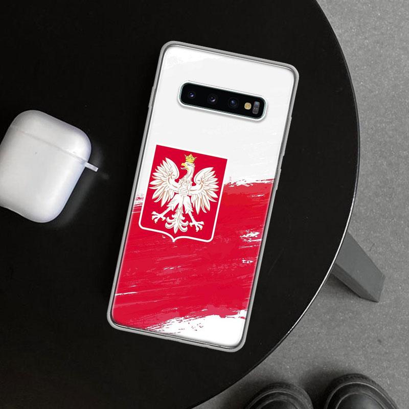 Poland Flag Phone Case Cover for Samsung Galaxy S26 S25 Edge S24 S23 Ultra S22 Plus S21 FE S20 + Art Customized Fundas Galaxy S2