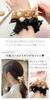 MILASIC Pearl Ribbon Set of Stylish Hair Hair Hair Shiny Satin Perfect for Formal and Casual Wear Scrunchies, 2, Black, Ties, Bands, Accessories,