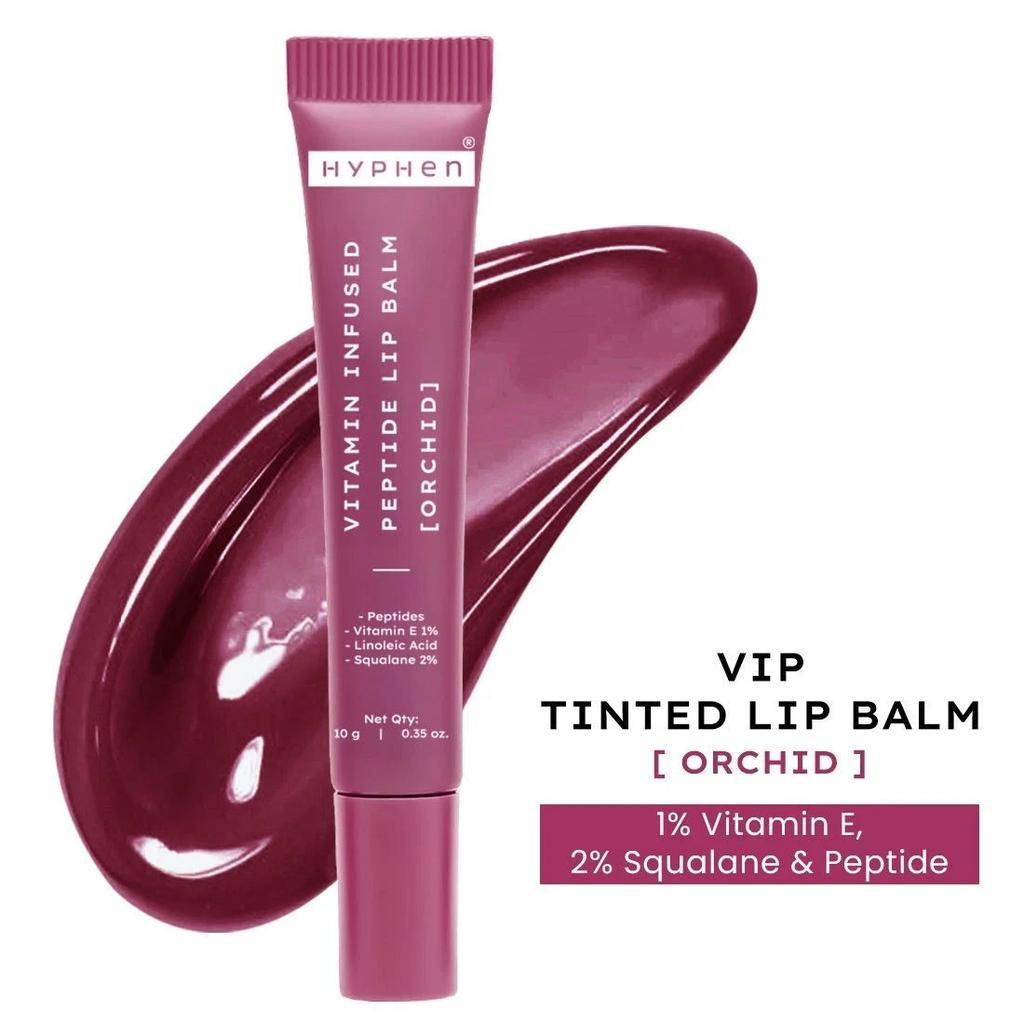 Hyphen Tinted Lip Balm Orchid Mauve 10g Vitamin E Squalane Peptides