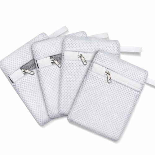 Newseego Small Laundry Net, Magnesium Net, Laundry Detergent Net, 4-Piece Set, Powder Detergent Net, Mini Laundry Magnesium Net, Soap Powder Net, DIY
