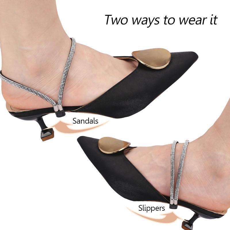 1~6Pairs Women Shoelaces High Heels Adjustable Shoe Belt Ankle Holding Loose Anti-skid Bundle Laces Tie Straps Band