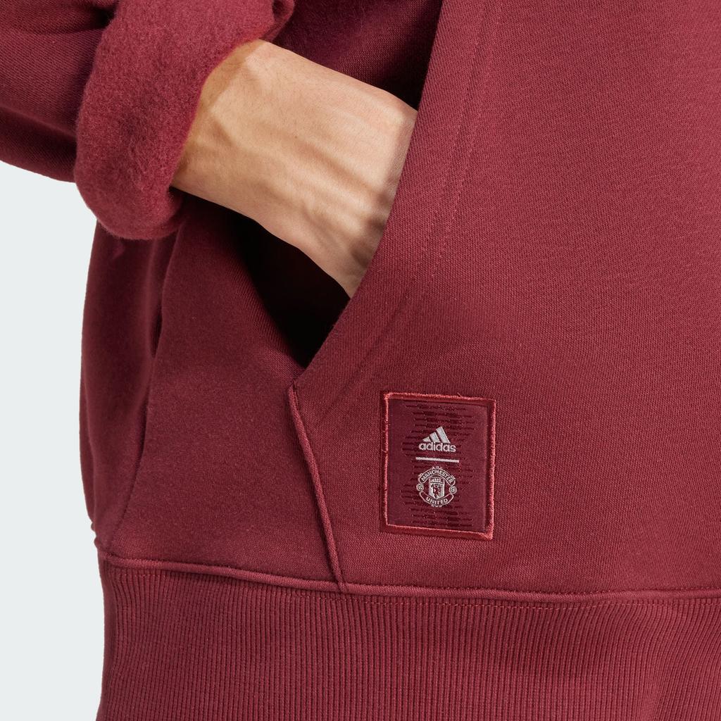 adidas Seasonal Hoodie Shadow Red Men Streetwear IT4174