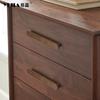 Modern Minimalist Retro Natural Wood Cabinet Door Handle Cupboard Drawer Knob High-end Luxury Wardrobe Pull Furniture Hardware