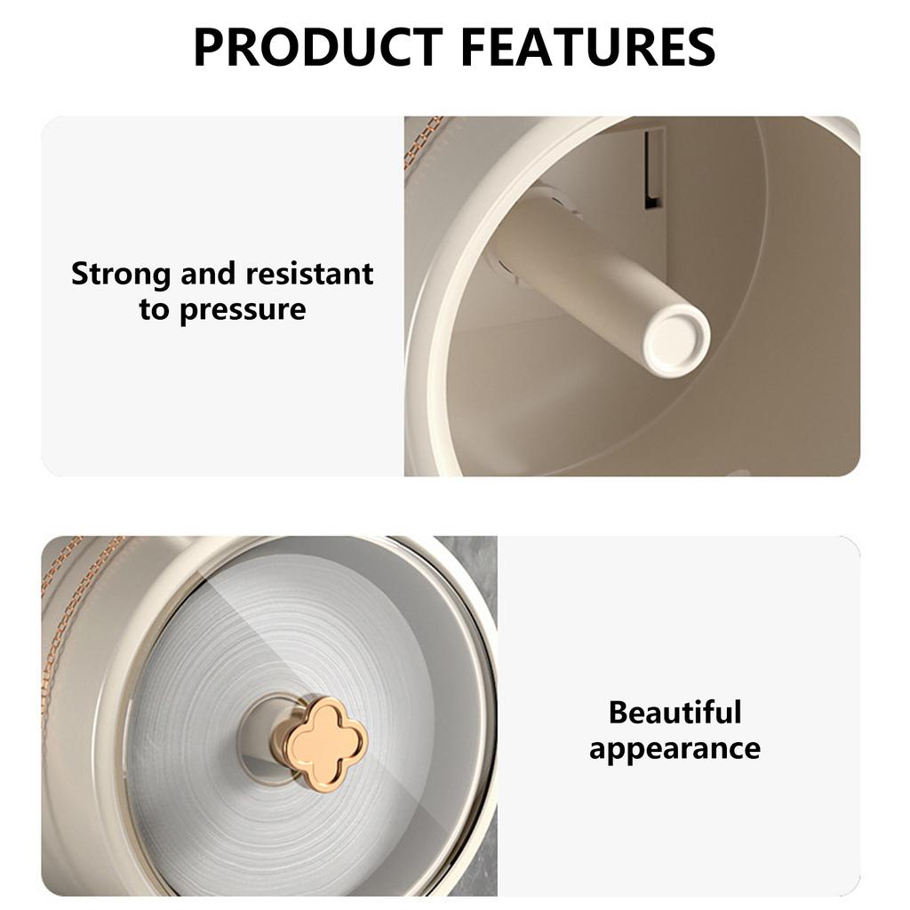 Wall Mounted Toilet Tissue Box Bathroom Roll Paper Dispenser Waterproof Plastic Tissue Container for Bathroom Kitchen
